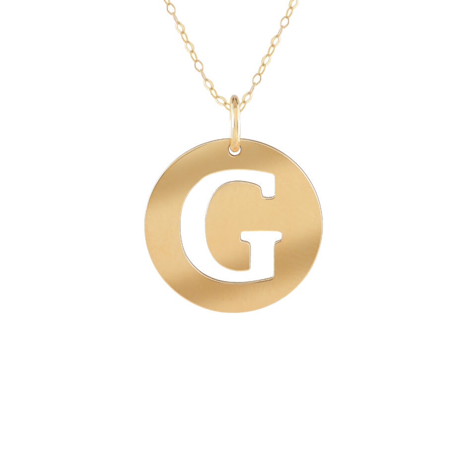 18K Yellow Gold Pendant