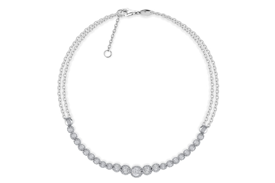 18K  White Gold Bracelet