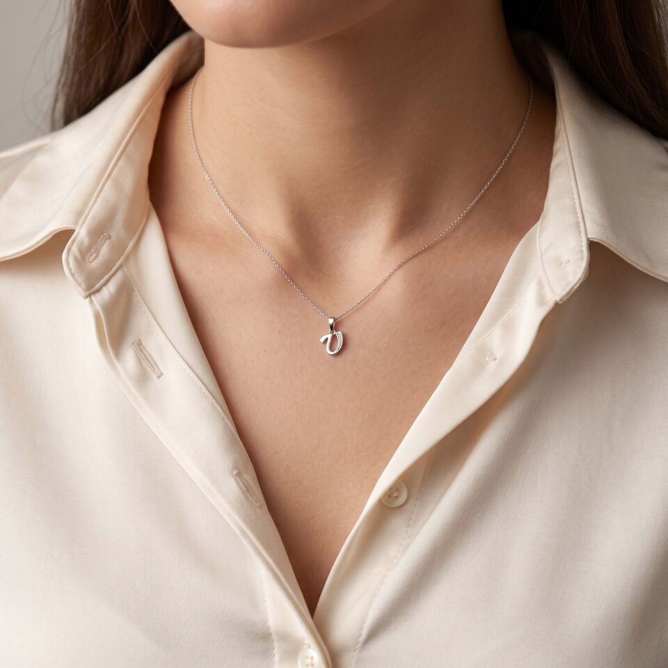 Pendant of 18K White Gold 2 1221324787