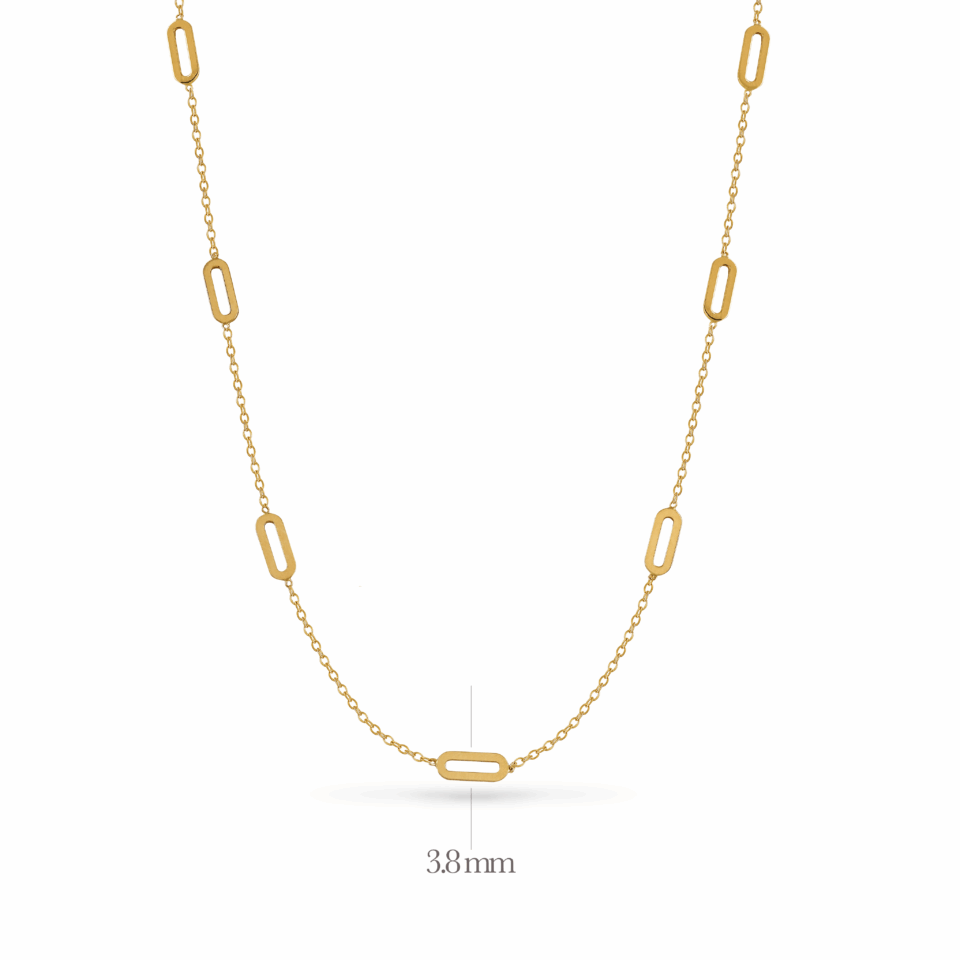 Yellow Gold Necklace 3 S 1221015105 Scaled